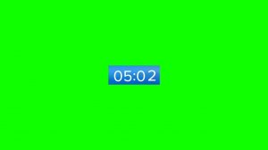 Экранные часы 05:00 Первого канала 2022-н.в. (хромакей) @1tv