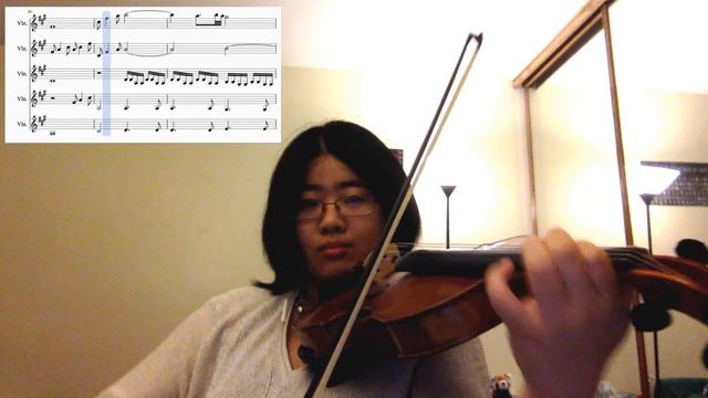 Gladiator (VIOLIN COVER) - Now We Are Free - arranged for 5 violins смотреть онлайн