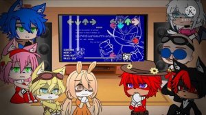 Sonic Characters React To Friday Night Funkin VS Documic.txt V2 & Sonic.exe VS Fleetway  // GCRV //