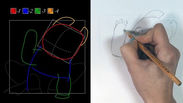 Как нарисовать Ночное Сияние (Как приручить дракона), поэтапный урок. How to draw a dragon. смотреть онлайн