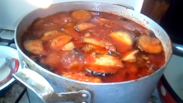 Лечо с баклажанами, вкусно! смотреть онлайн