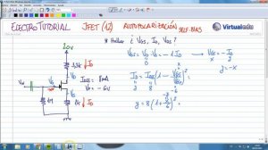 ElectroTutorial 343 JFET  (12) AutoPolarización