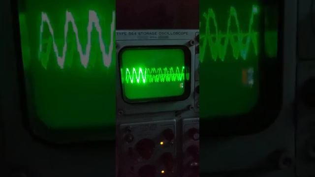 Function Generator Sine Wave on Type 564 Oscilloscope