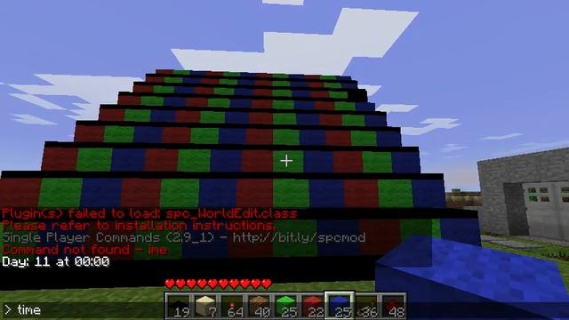 Potential: RGB pixel Display in minecraft. смотреть онлайн