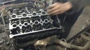 Ситроен 2,2 hdi снятие ГБЦ, ремонт мотора.