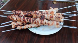 Шашлык из курицы - Chicken skewers