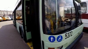 Автобус Маз 105. Музей транспорта. Минск.