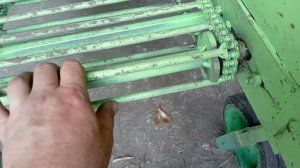 Самодельная транспортёрная картофелекопалка с автономным приводом" мототяпка"