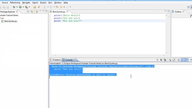 #python Python-Tutorial 2 : Python Basic Syntax