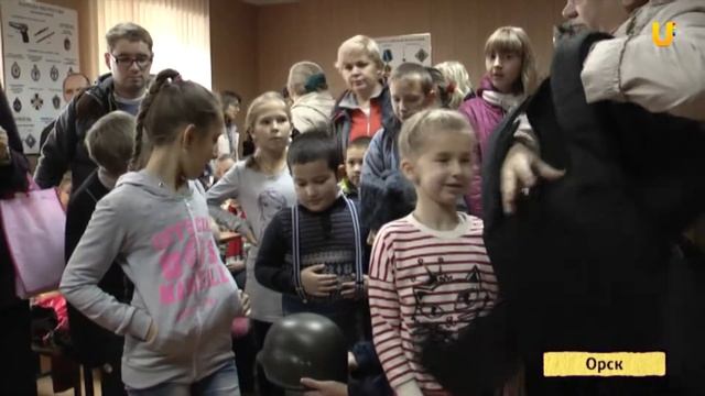 U-News. Орск.  В Орске на базе ОМОН прошла экскурсия.
