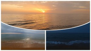 The Sounds of the Sea at Dawn, in the Afternoon and at Sunset - All Day by the Sea!