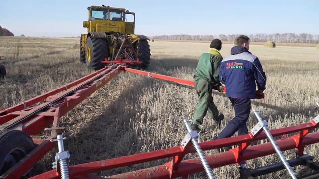 Запуск в работу лущильника дискового гидрофицированного серии ЛДГ FeatAgro