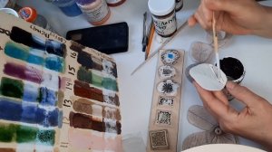 Покраска керамических брошей. Нанесение глазури на броши из керамики, результат работы.