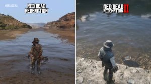 RDR1 (PS4) vs RDR2 - Comparison of Details! (improvement?)