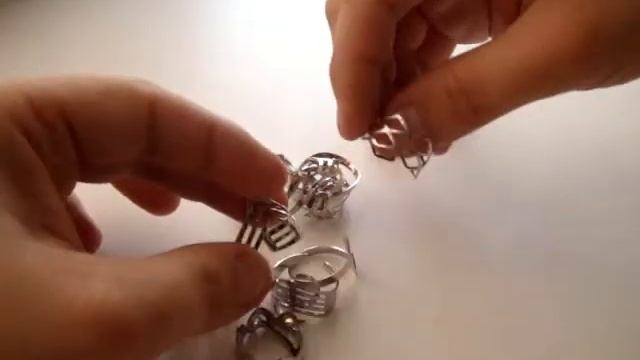 Легкие, воздушные, женские кольца! смотреть онлайн