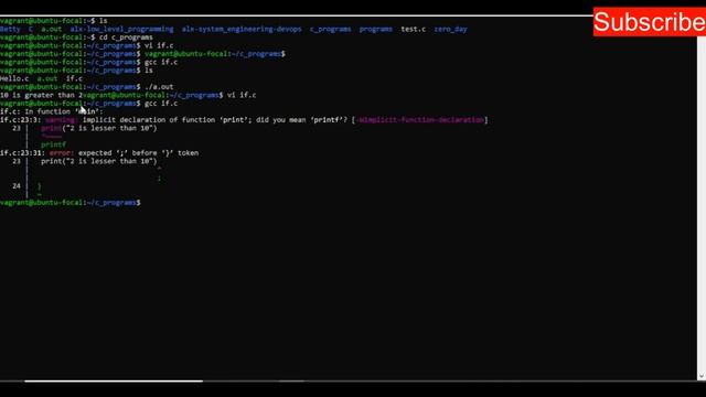 if...else Conditional Statements || C Programming || Linux terminal || Software Engineering смотреть онлайн