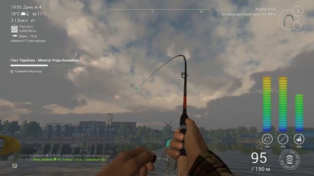 Fishing planet. Монстр Угорь Каннибал. Кукла Угря. Ghent-Terneuzen Eel Cannibal Monster.