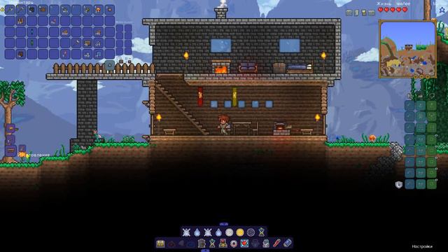 Террария-успей построить дом за 10 минут /5 минут/30 секунд ЭТО ВООБЩЕ ВОЗМОЖНО !!! смотреть онлайн