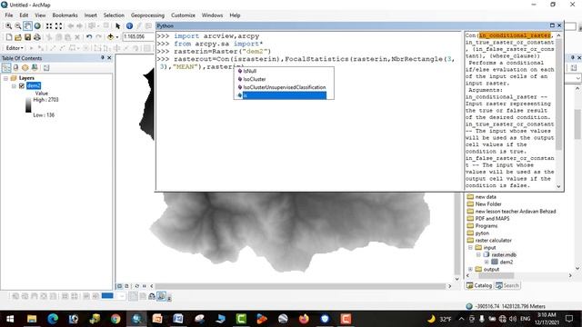 Raster Calculator in arcpy смотреть онлайн