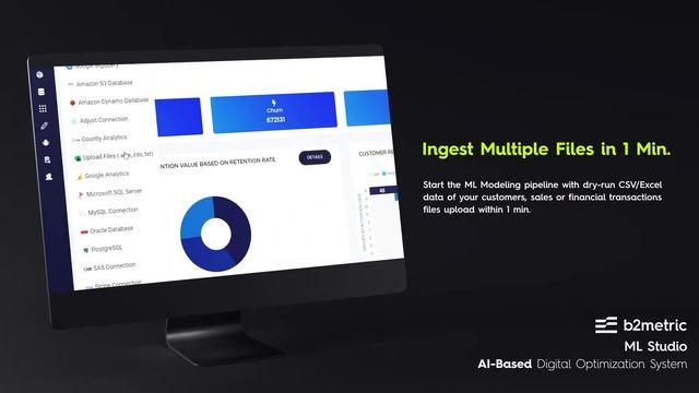 B2Metric ML Studio Auto-ML Pipeline Setup Demo-1: How to ingest data from CSV/Excel files? смотреть онлайн