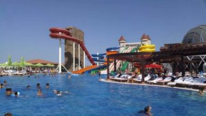 Baku Azerbaijan Dalga Beach Aquapark Resort