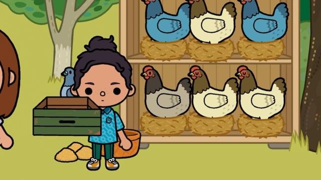 Наше утро в деревне! На нас напали?? #токатубер #tocalifeworld #LesleyEvans смотреть онлайн