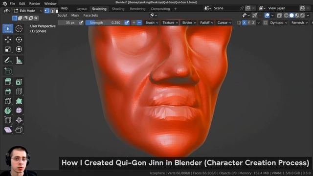 How to Use Blender's Sculpting Remesh Feature (Tutorial) смотреть онлайн