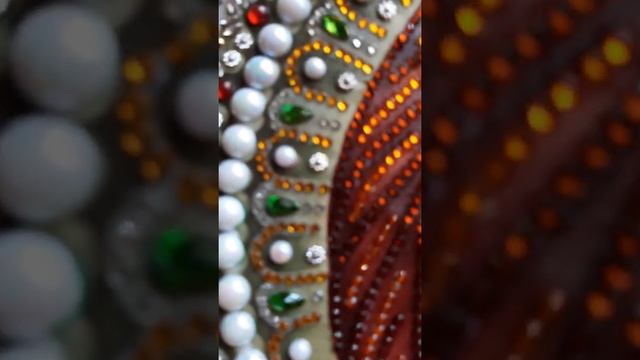 Алмазная мозаика, икона "Нерукотворный образ", готовая работа. смотреть онлайн