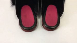 Меховые тапочки с мехом норки