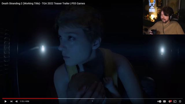 Jacksepticeye's Reaction to the Death Stranding 2 Teaser Trailer