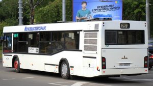 Автобус Могилёва МАЗ 103.065 АА 5322-6 Маршрут 25 Любужский л-парк - Привокзальная Площадь