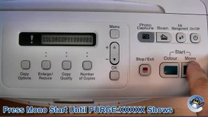 How to Reset Purge Counter on Brother DCP-195C or DCP-197C Printer