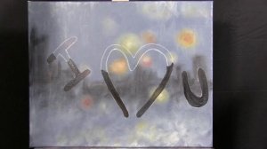 TIME LAPSE - Learn How to Paint "RAINY DAY LOVE" with Acrylic Paint - Fun and Easy Painting Tutoria