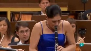 Sharon Kam with Madrid Radio RTVE -  Weber concerto No. 2 Second movement- Andante con moto