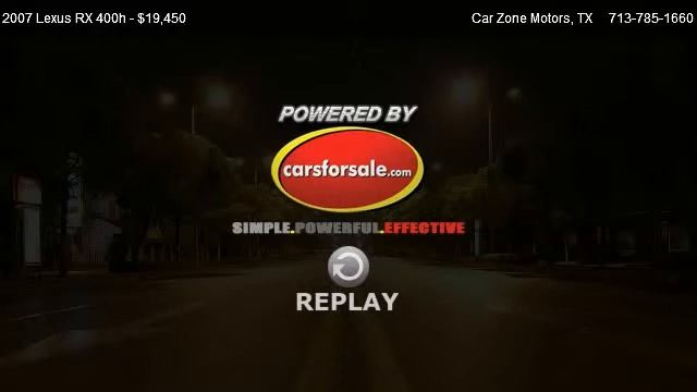 2007 Lexus RX 400h FWD - for sale in Houston, TX 77063 смотреть онлайн