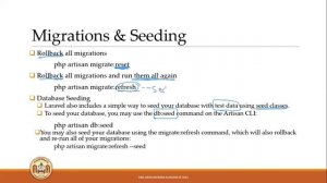 introduction to Laravel + migration and seed