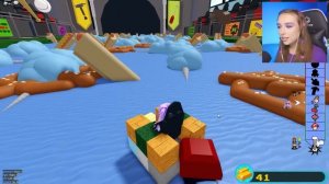 ПОСТРОЙ КОРАБЛЬ чтобы ВЫЖИТЬ в ROBLOX ?Роблокс Build a Boat