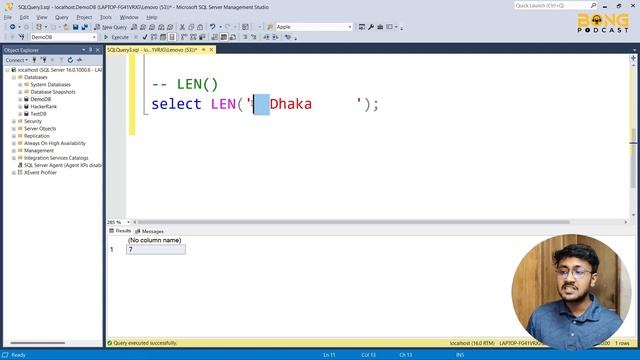 SQL String Functions (Part-1) | Built-in Functions |  SQL Server For Beginners - #19