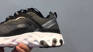 Nike React Element 87 Anthracite-Black White AQ1090 0011