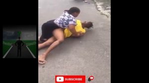 Street fight 2021! Two black women fight dirty. Woman fight husband's side chick