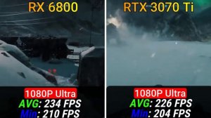 Nvidia RTX 3070 Ti vs RX 6800 II Test in New Games
