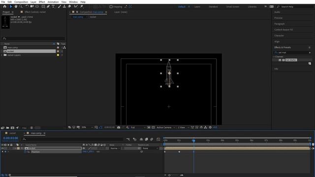 EASY Rocket Flying Animation Tutorial in After Effects смотреть онлайн