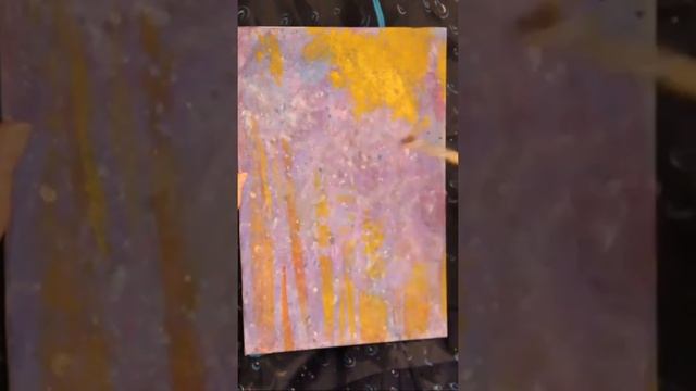Процесс работы с акрилом и поталью( золочение)