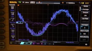 3-phase frequency converter inverter output waveform test