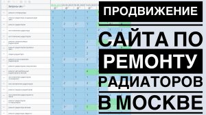 Продвижение сайта по ремонту радиаторов в Москве | SEO продвижение сайтов