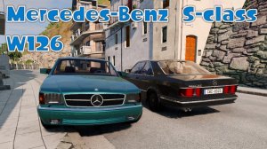 Мод Mercedes-Benz 560SEC W126 для BeamNG.drive