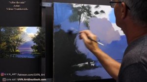 "After the rain" Acrylic. Artist - Viktor Yushkevich. #40 photos in 2020.