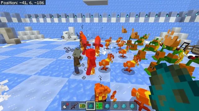 Minecraft: Plants vs. Zombies Frostbite Caves смотреть онлайн