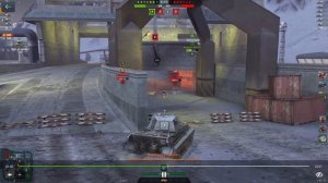 Хороший бой на Tiger 2 WoT Blitz обновление 8.5 (проверка фарма)