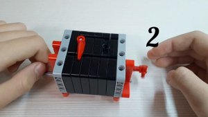 Простая 2-х ступенчатая коробка передач из лего техник